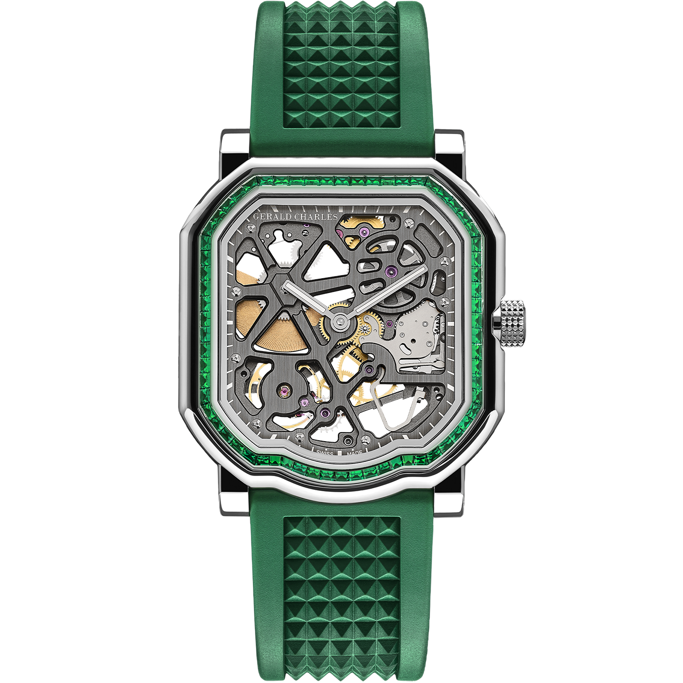 Maestro 8.0 Squelette Gem-Set Emeralds